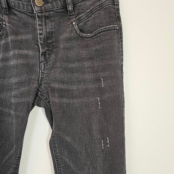 Diesel Belthy Ankle Regular Slim Straight Low Waist 084JS Black Jeans Size 27 - Picture 4 of 15